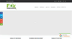 Desktop Screenshot of foxwebcreations.com